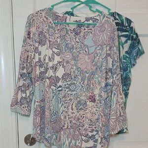 Chico's Multicolor Paisley Blouse